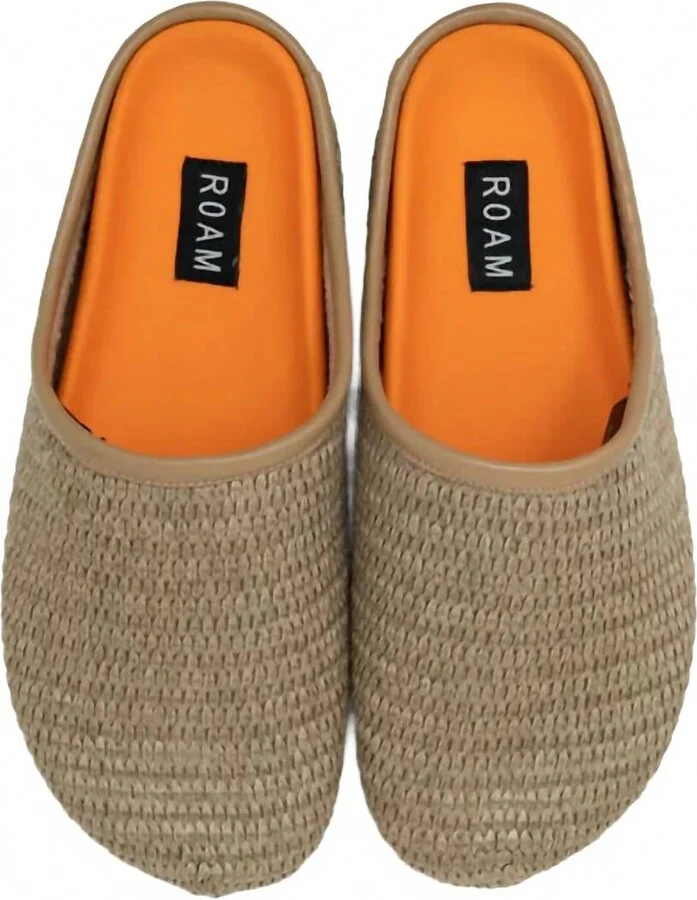 Women's Raffia Mule In Natural