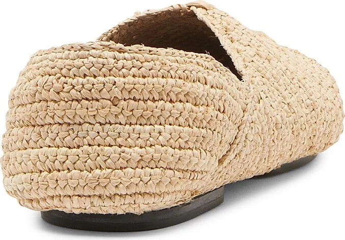Women's Raffia Palm Slippers - Natural - Size 6.5 - Image 3