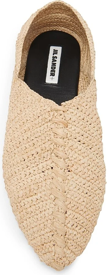 Women's Raffia Palm Slippers - Natural - Size 6.5 - Image 4