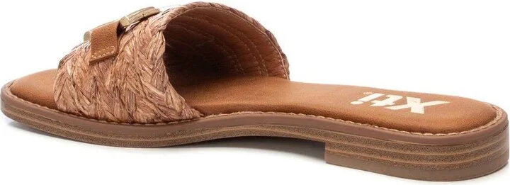 Women's Raffia Slide Sandals By Xti - Image 3
