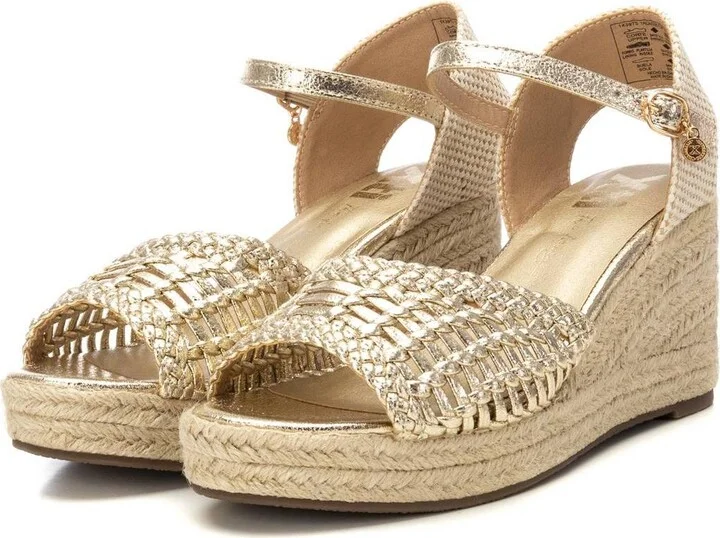 Women's Raffia Wedge Sandals By Xti - Image 9