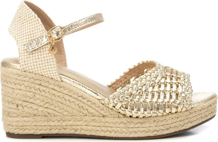 Women's Raffia Wedge Sandals By XTI