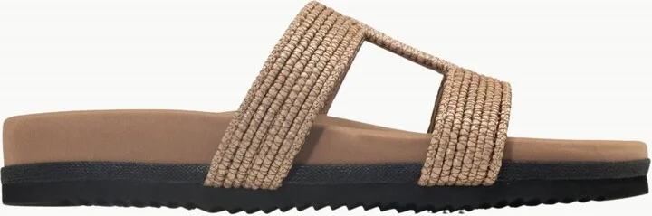 Women's Raffy Cuffs Sandals In Natural Raffia