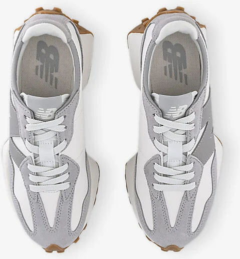 Womens Raincloud 327 Suede and Mesh Low-Top Trainer 9.5 - Image 2