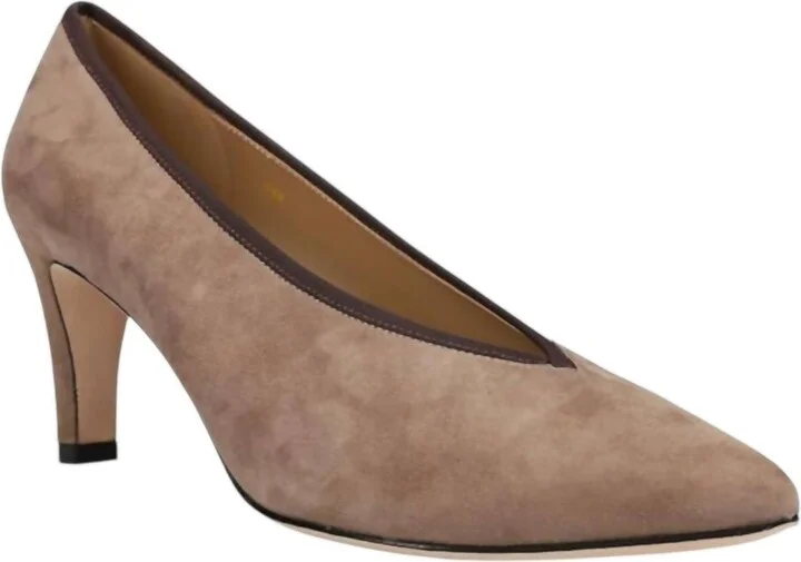 Women's Ramara Suede Heels In Military Suede