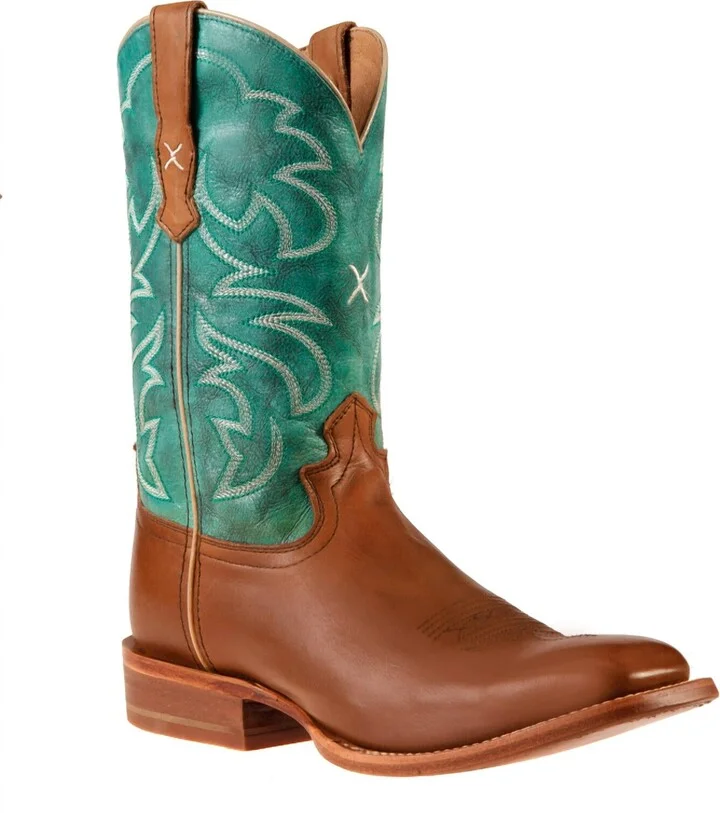 Women's Rancher Boots In Woodsmoke & Peacock