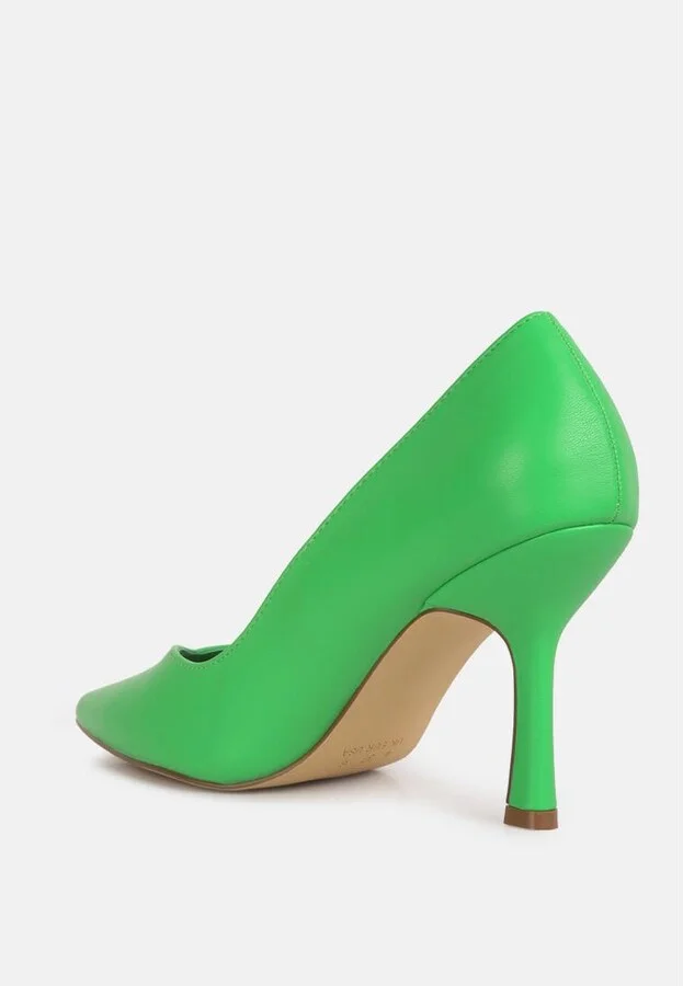 Womens Rarity Point Toe Stiletto Heeled Pumps - Image 4