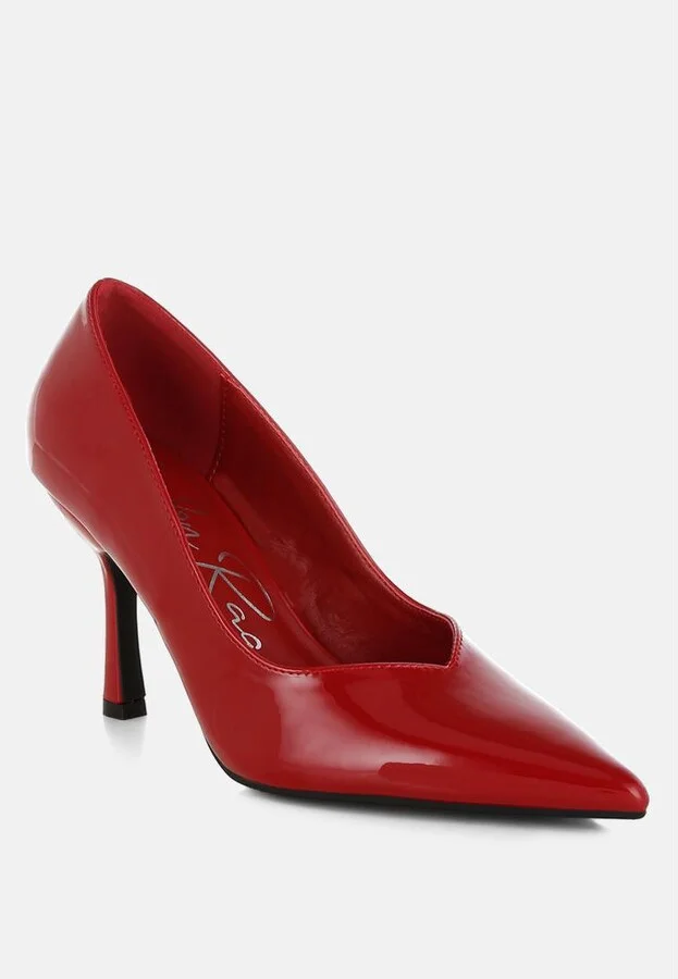 Womens Rarity Point Toe Stiletto Heeled Pumps - Image 6