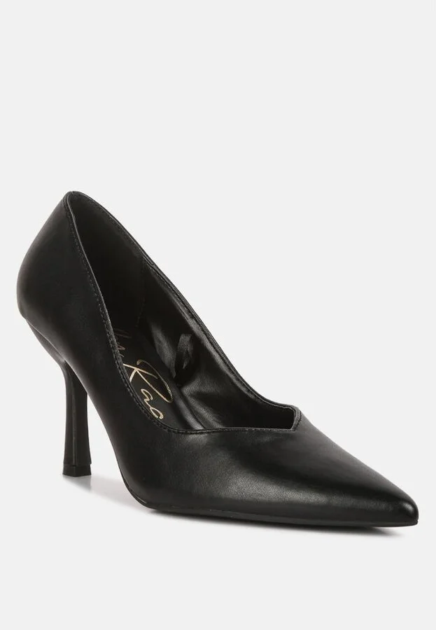 Womens Rarity Point Toe Stiletto Heeled Pumps - Image 8