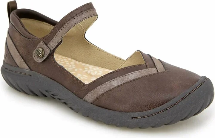 Women's Raven Flat Shoes In Dark Brown Shimmer