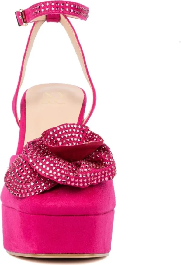 Women's Raya- Flower Platform Heels Pump - Image 4