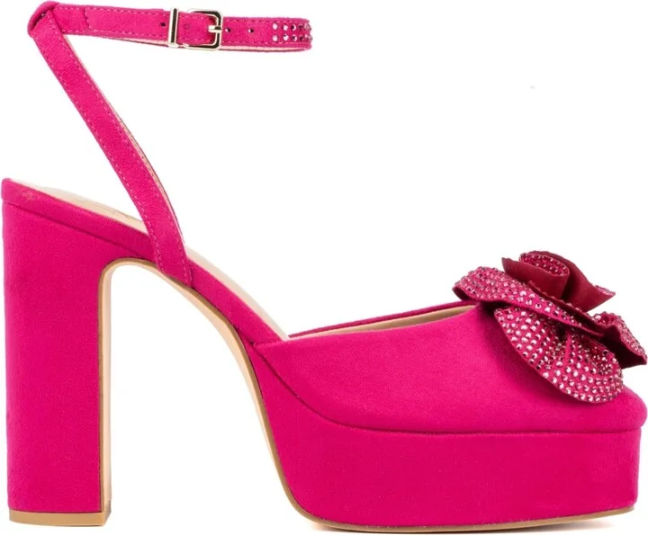 Women's Raya- Flower Platform Heels Pump - Image 5