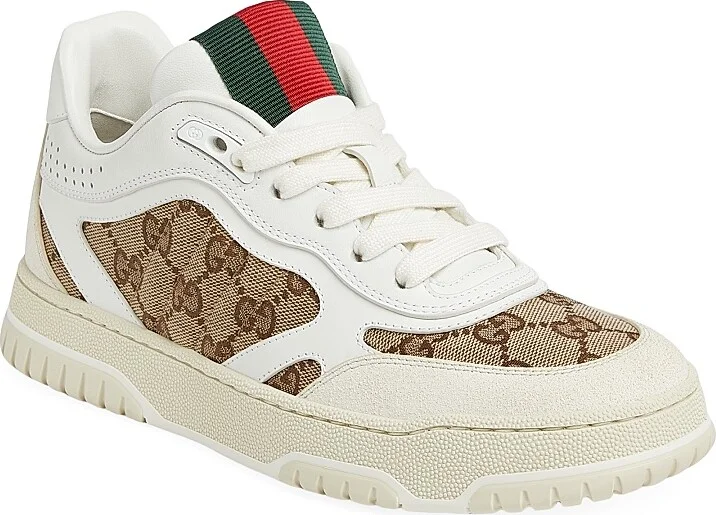 Women's Re-Web Leather Sneakers - Ivory - Size 7 - Image 2