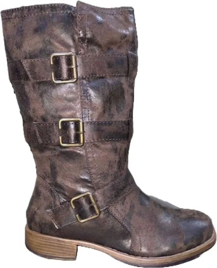 Women's Reagan Knee High Boot In Dark Brown
