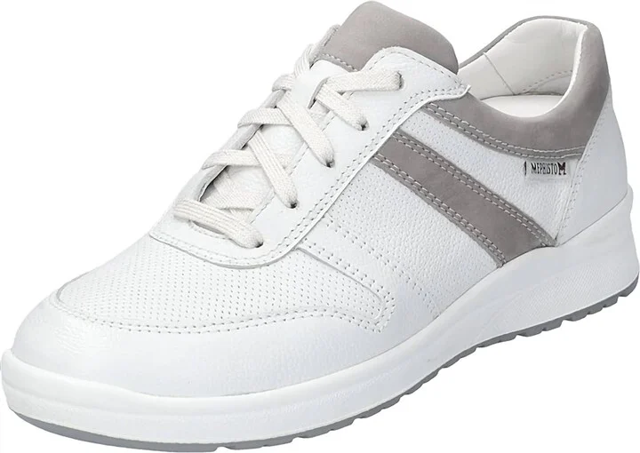 Women's Rebeca Perf Sneaker In White Empire Bucksoft Combo