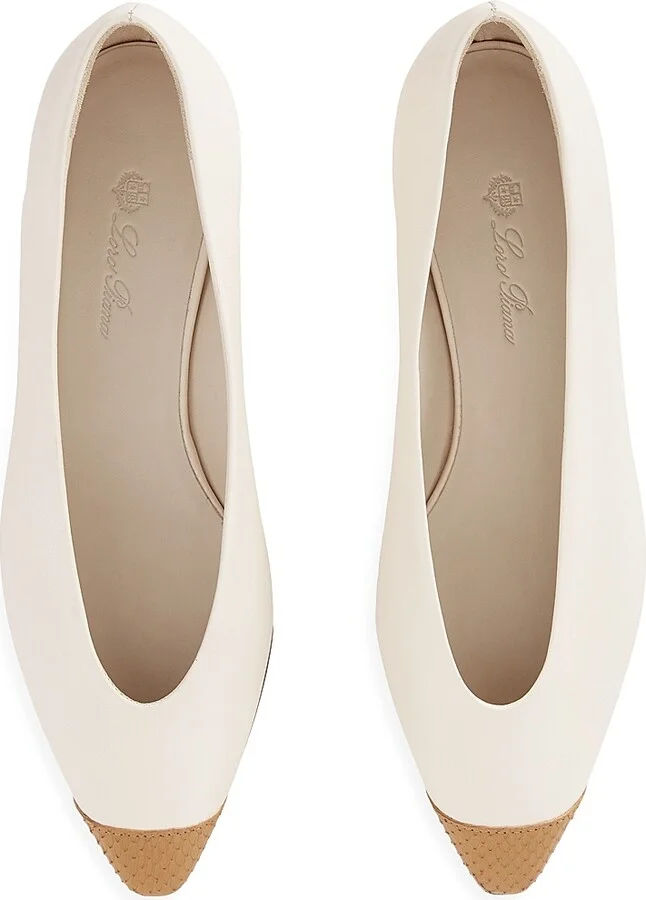 Women's Rebecca Cap-Toe Ballet Flats - Honey Milk - Size 6.5 - Image 4