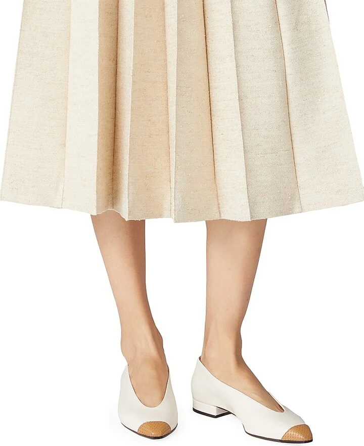 Women's Rebecca Cap-Toe Ballet Flats - Honey Milk - Size 6.5 - Image 7