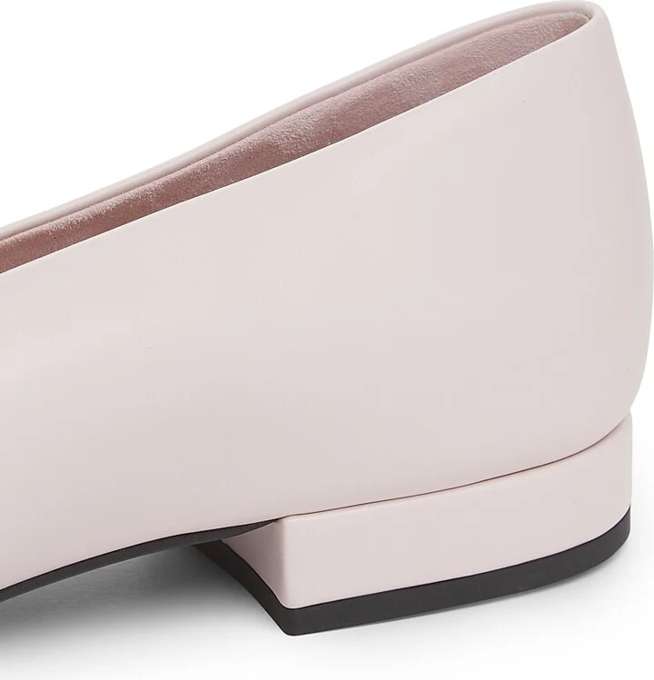 Women's Rebecca Leather Ballet Flats - Whisper Pink - Size 8.5 - Image 5