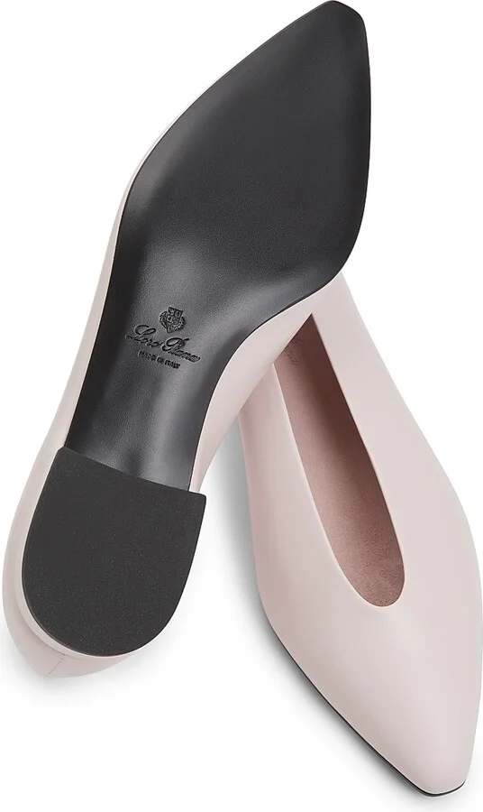 Women's Rebecca Leather Ballet Flats - Whisper Pink - Size 8.5 - Image 6