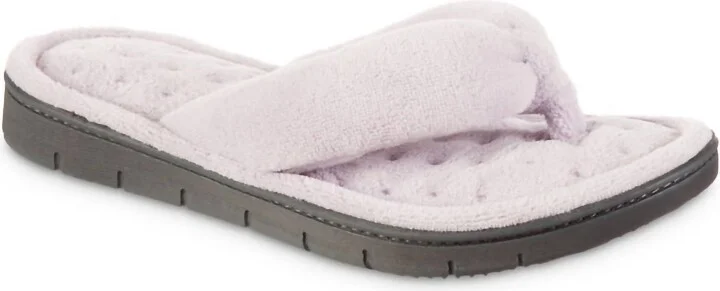 Women's Recycled Aster Thong Slipper In Thistle