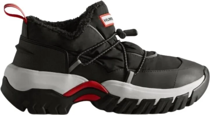 Women's Recycled Poly Snow Shoe In Black