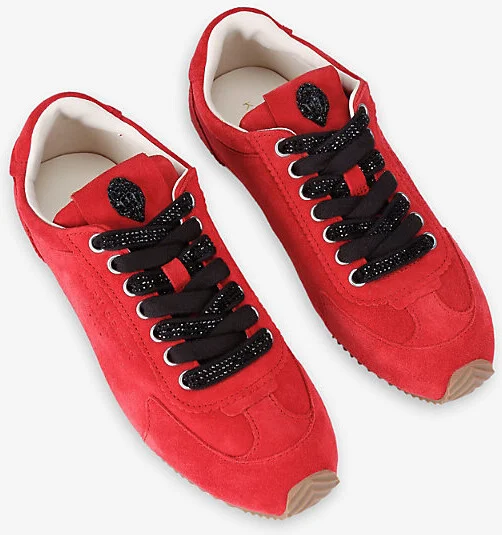 Womens Red Islington Suede Trainers Eur 39 / 6 Uk Women - Image 2