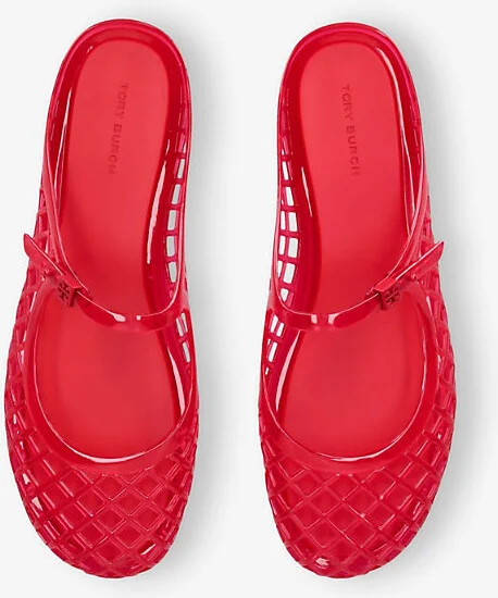 Womens Red Mellow Mary Jane Jelly Shoes Eur 40 / 7 Uk Women - Image 2