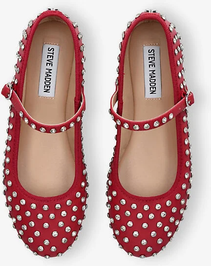 Womens Red/Other Vinetta-R Faux-Leather Mary Jane Flats Eur 42/ 9 Uk Women - Image 2
