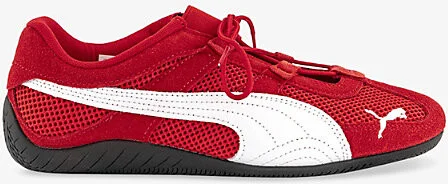 Womens Red Speedcat Og Suede Low-Top Trainers 8