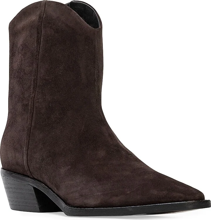 Women's Reed Suede Boots - Brown - Size 5 - Image 3