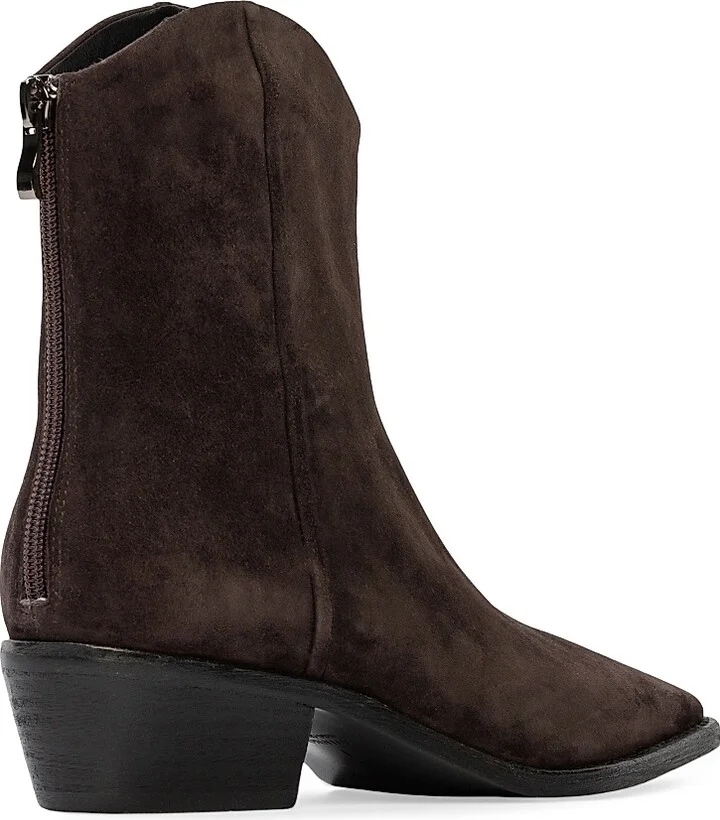 Women's Reed Suede Boots - Brown - Size 5 - Image 4