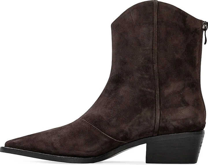 Women's Reed Suede Boots - Brown - Size 5 - Image 5