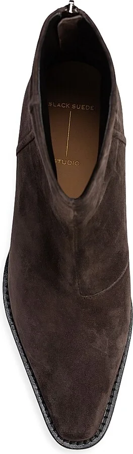 Women's Reed Suede Boots - Brown - Size 5 - Image 6