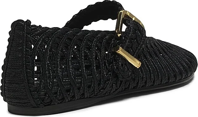 Women's Reef Woven Ballerina Flats - Black - Size 7 - Image 3