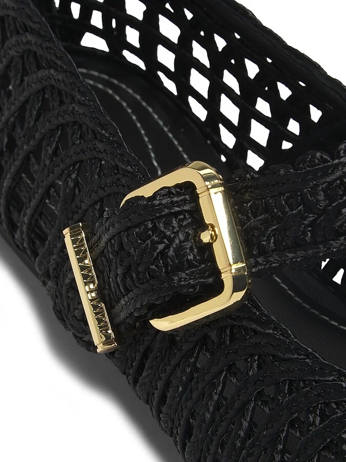 Women's Reef Woven Ballerina Flats - Black - Size 7 - Image 5