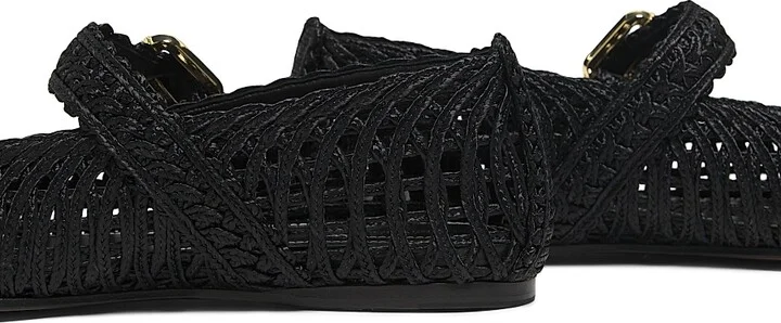 Women's Reef Woven Ballerina Flats - Black - Size 7 - Image 6