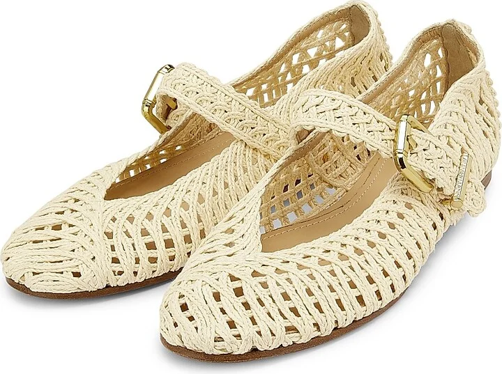Women's Reef Woven Ballerina Flats - Black - Size 7 - Image 7