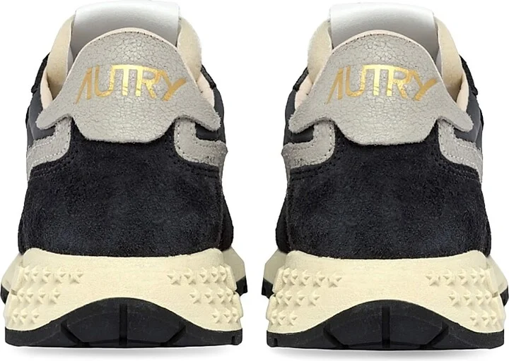 Women's Reelwind Mesh & Leather Low-Top Sneakers - Black Ivory - Size 5 - Image 3