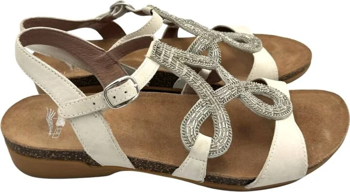Women's Reeta Milled Sandals In Ivory