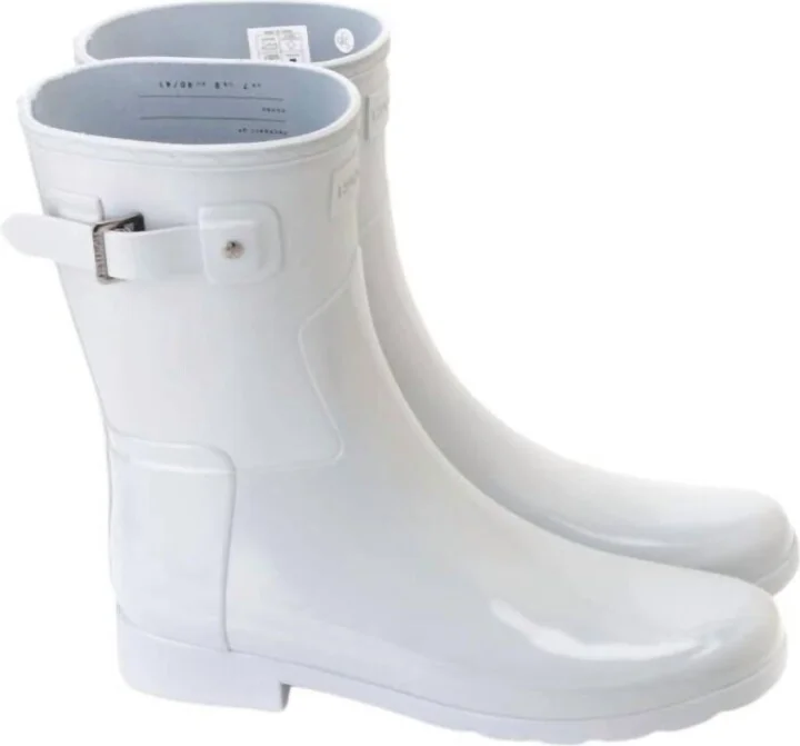 Women's Refined Short Gloss Duo Rain Boot In Stormy Grey