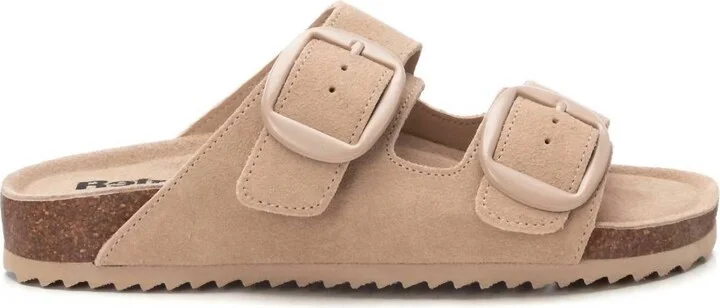 Women's Refresh Flat Sandals In Beige