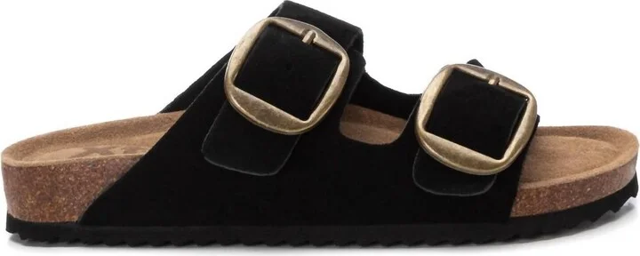 Women's Refresh Flat Sandals In Black