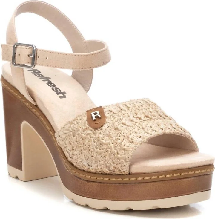 Women's Refresh Strap Sandals In Beige