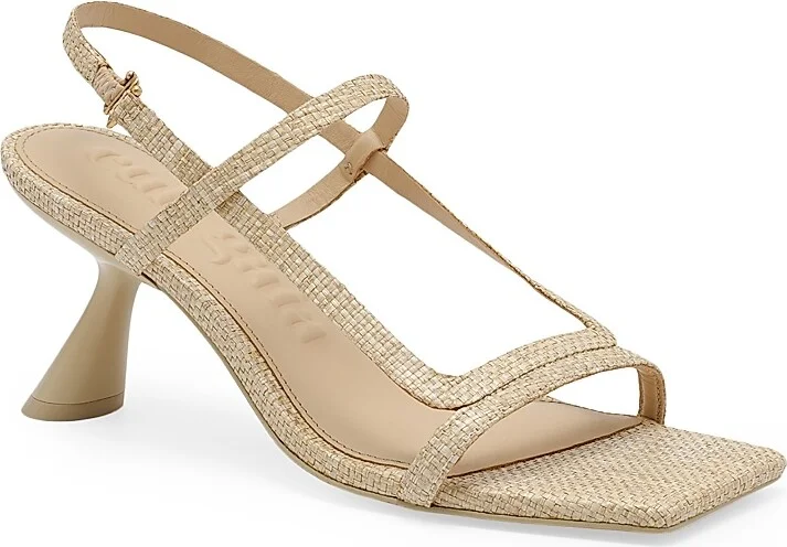 Women's Reina 70MM Strappy Sandals - Natural - Size 5 - Image 2