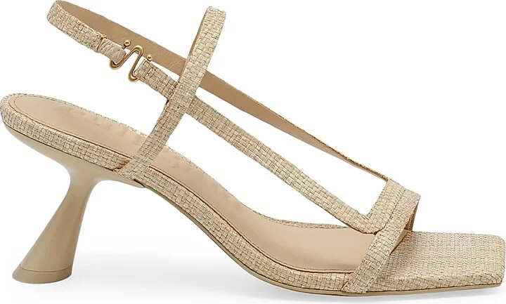 Women's Reina 70MM Strappy Sandals - Natural - Size 5