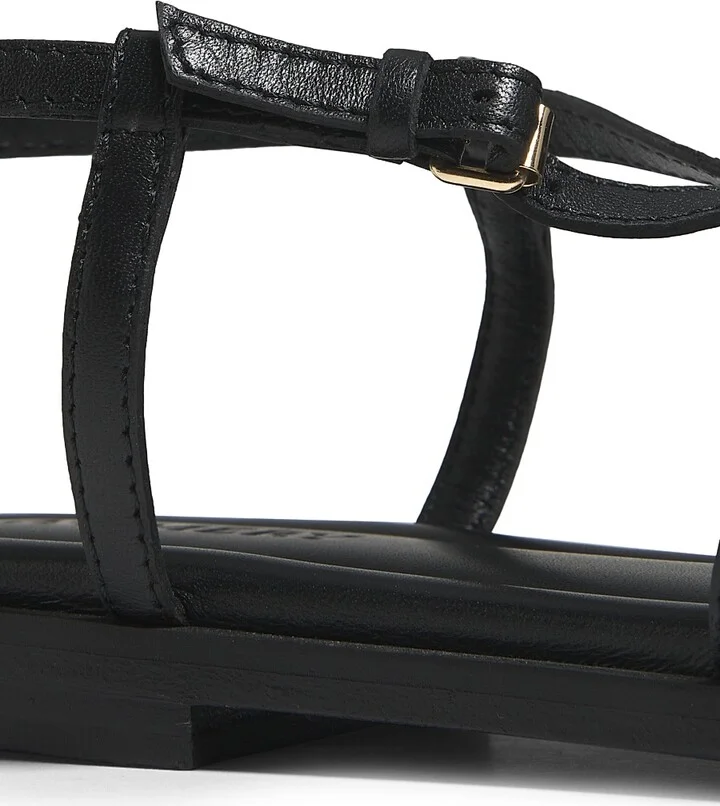 Women's Remly Strappy Leather Sandals - Black - Size 7 - Image 5
