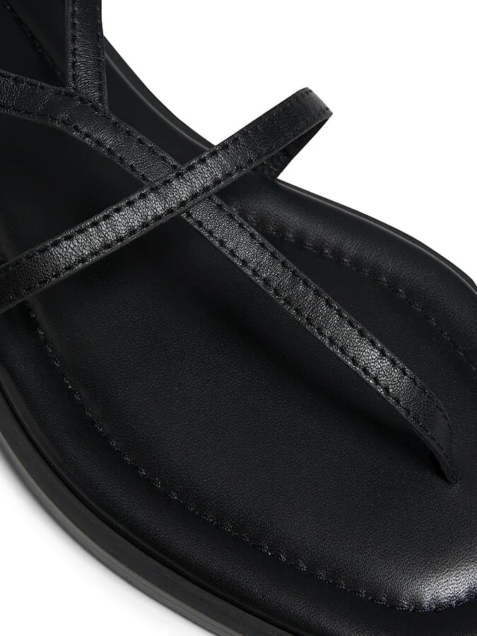 Women's Remly Strappy Leather Sandals - Black - Size 7 - Image 6