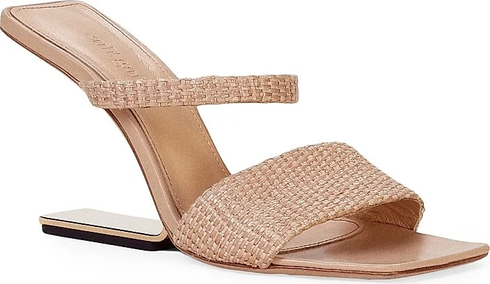 Women's Rene 83MM Woven Sandals - Natural - Size 5 - Image 2