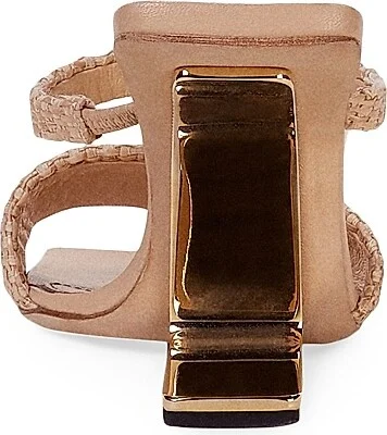 Women's Rene 83MM Woven Sandals - Natural - Size 5 - Image 3
