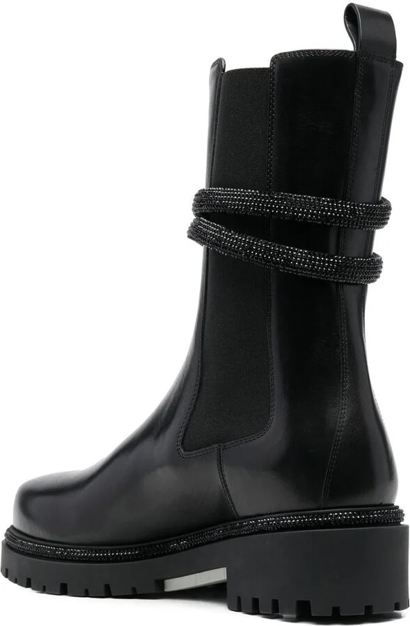 Women's Rene' Caovilla Boots Black - Image 3